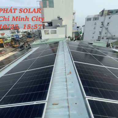 Hệ thống điện mặt trời hòa lưới có lưu trữ 17kWp