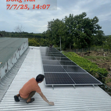 Lắp đặt hệ thống điện mặt trời 6.2kWp – Nhà dân tại Đồng Nai | An Phát Solar