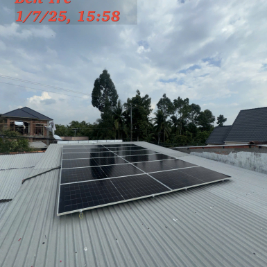 An Phát Solar thi công điện mặt trời hòa lưới lưu trữ 15kWh tại Bến Tre