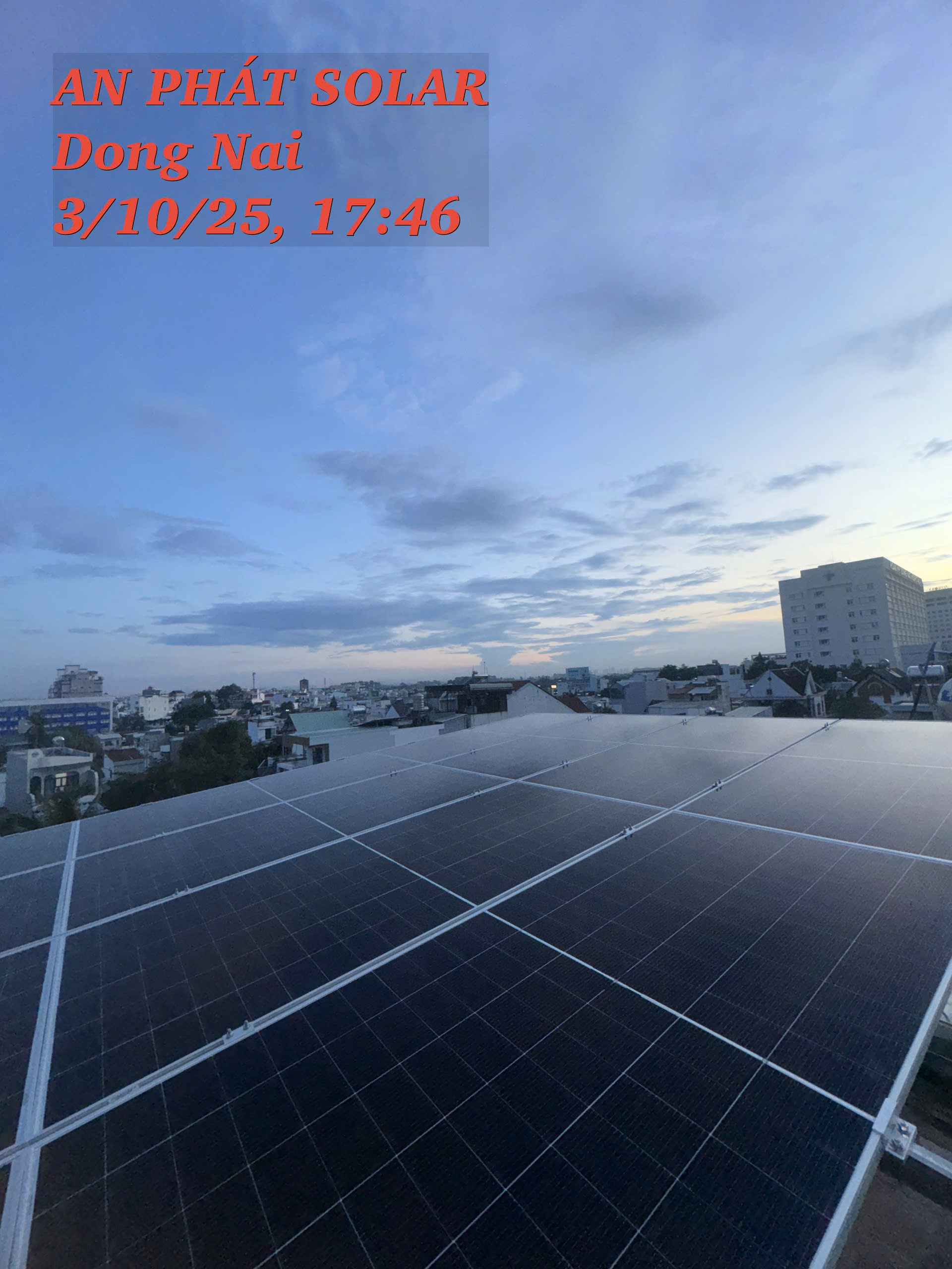 Hệ thống điện mặt trời 10kWp Đồng Nai 