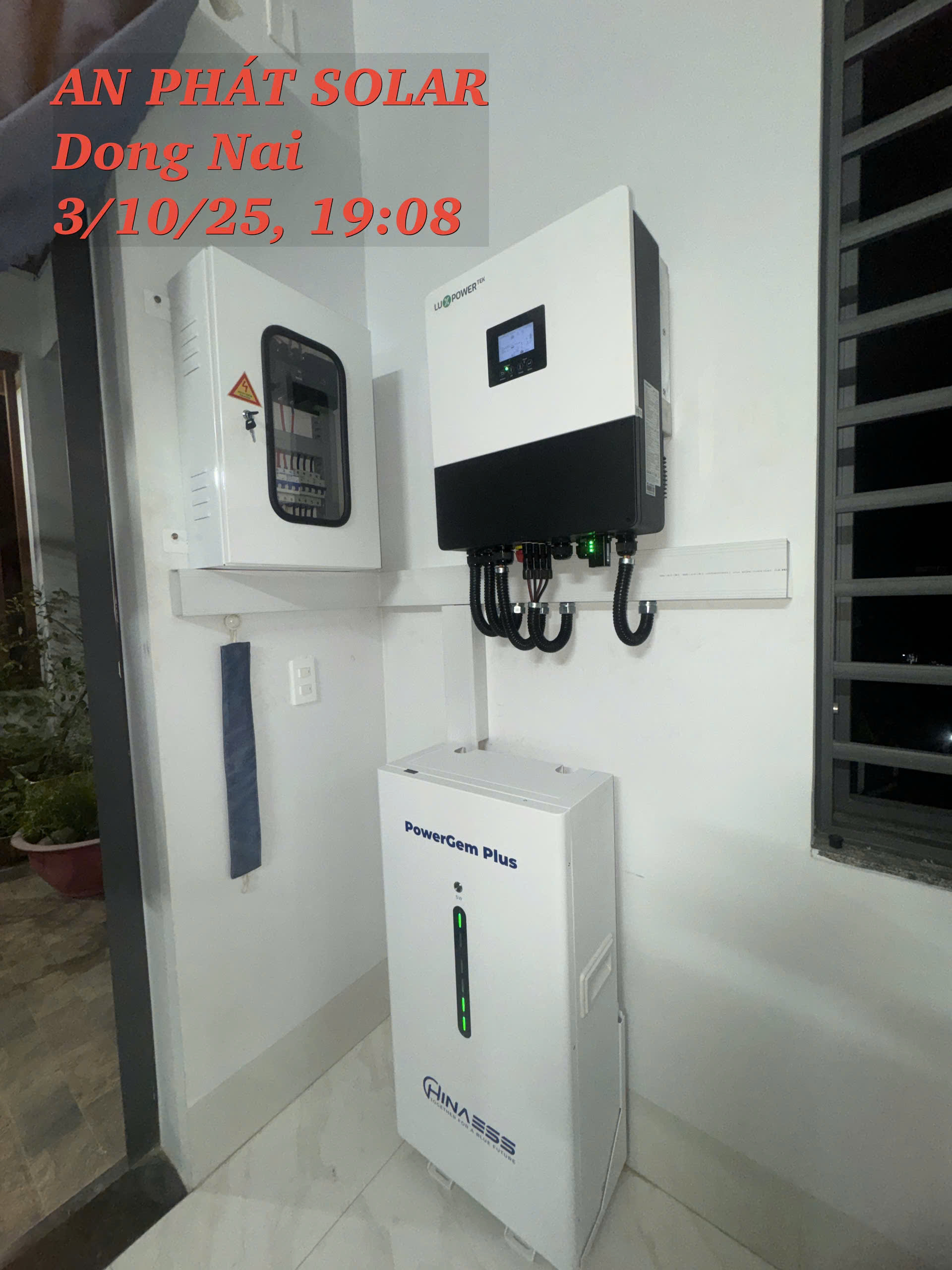 Hệ thống điện mặt trời 10kWp Đồng Nai 