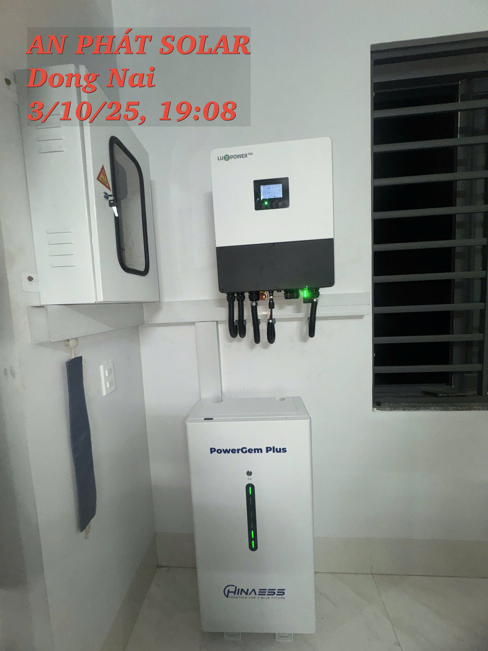 Hệ thống điện mặt trời 10kWp Đồng Nai 