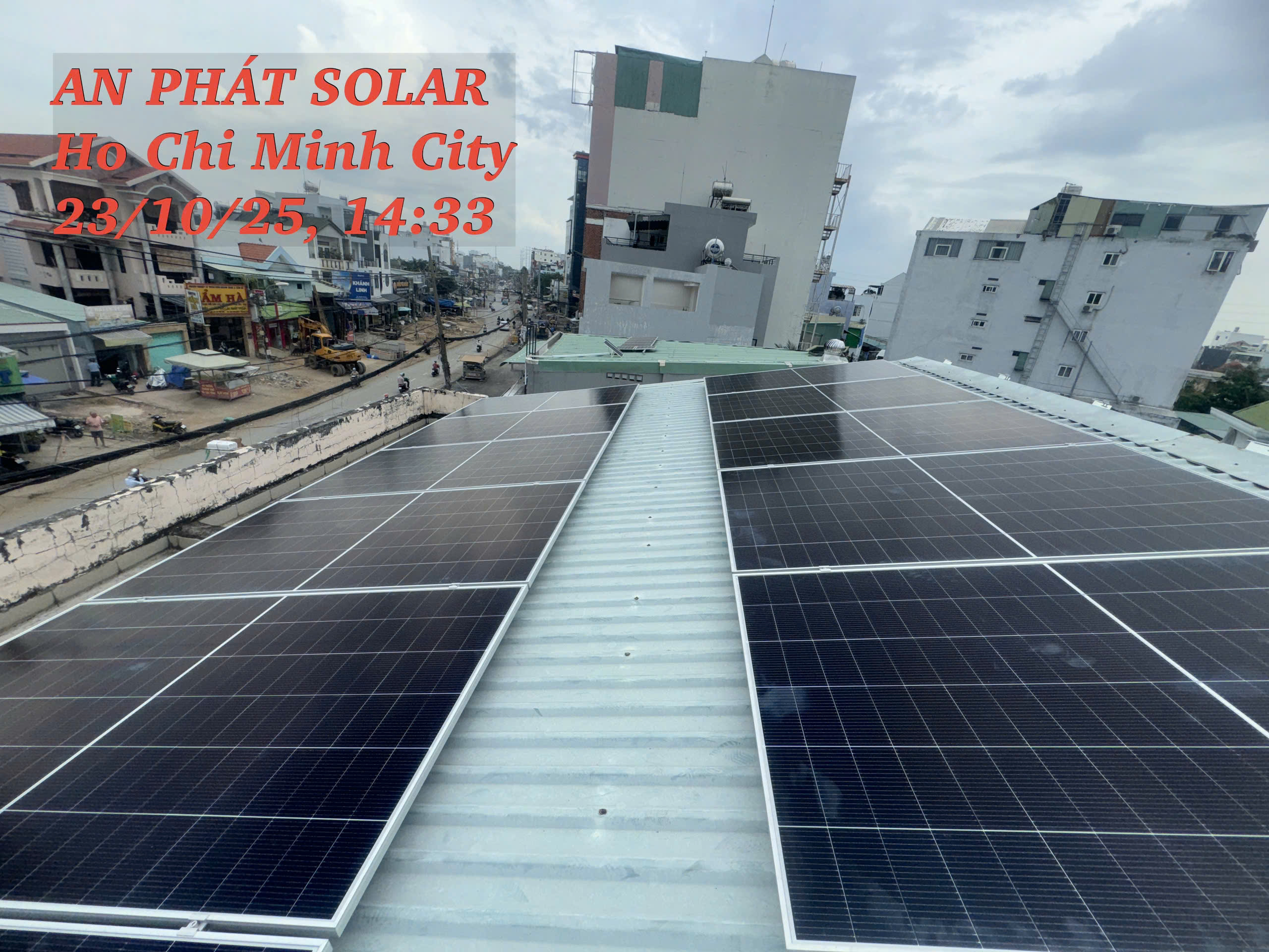 Hệ thống điện mặt trời hòa lưới có lưu trữ 17kWp