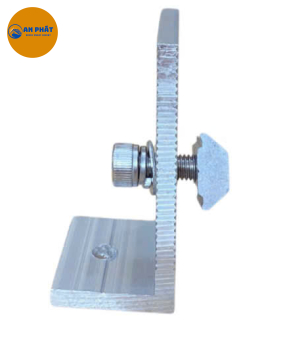 Chân L mái tôn lắp đặt tấm pin mặt trời
