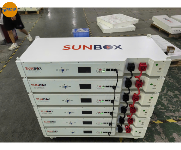 Pin Lưu Trữ Năng Lượng SUNBOX 51.2V -150AH( 7,68kwh) 