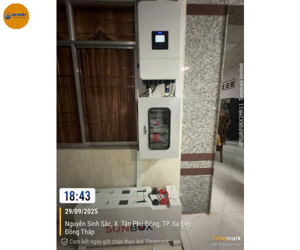 Pin Lưu Trữ Năng Lượng SUNBOX 51.2V -150AH( 7,68kwh) 