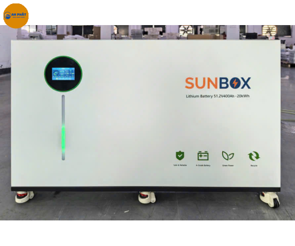 Pin Lưu Trữ Năng Lượng SUNBOX 51.2Vdc-400Ah/ 600Ah – 20.48kWh / 30.72kWh